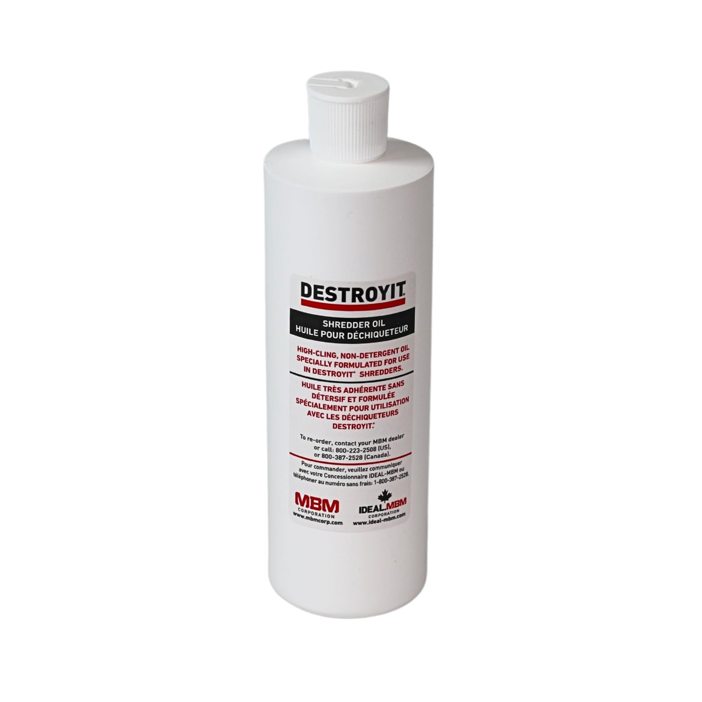 MBM Destroyit Paper Shredder Oil (4 x 1 Pint) - CED214