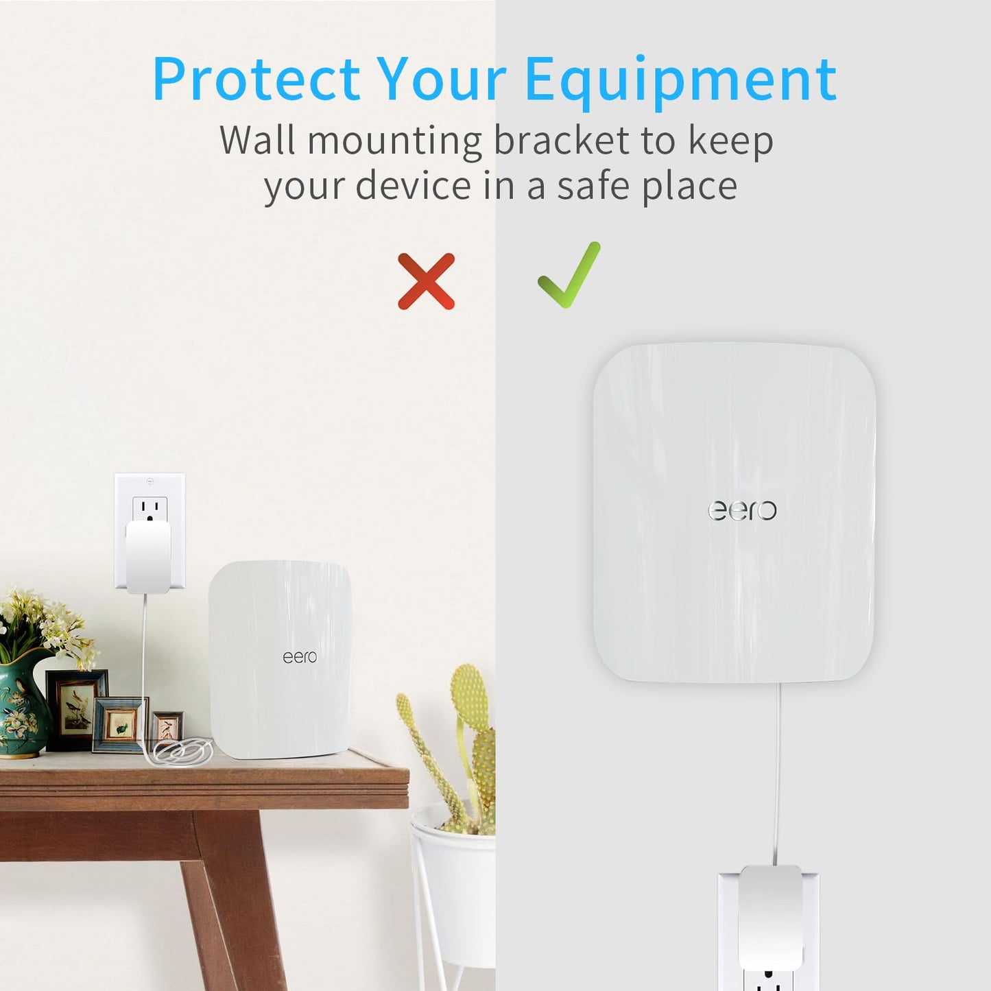 Wall Mount Holder Compatible with eero Max 7 (2 Pack)
