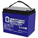 Mighty Max Battery ML35-12 GEL - 12 Volt 35 AH, GEL Type, Internal Thread (INT) Terminal, Rechargeable AGM Battery