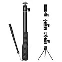 GEPULY 360° Underwater Selfie Stick with Tripod Stand for GoPro Hero 13 12 11 Diving Extension Stick Pole Monopod for Insta360 Ace Pro DJI OSMO Action