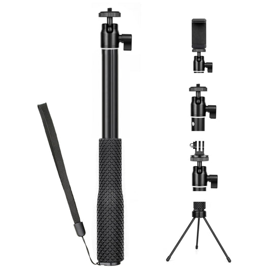 GEPULY 360° Underwater Selfie Stick with Tripod Stand for GoPro Hero 13 12 11 Diving Extension Stick Pole Monopod for Insta360 Ace Pro DJI OSMO Action