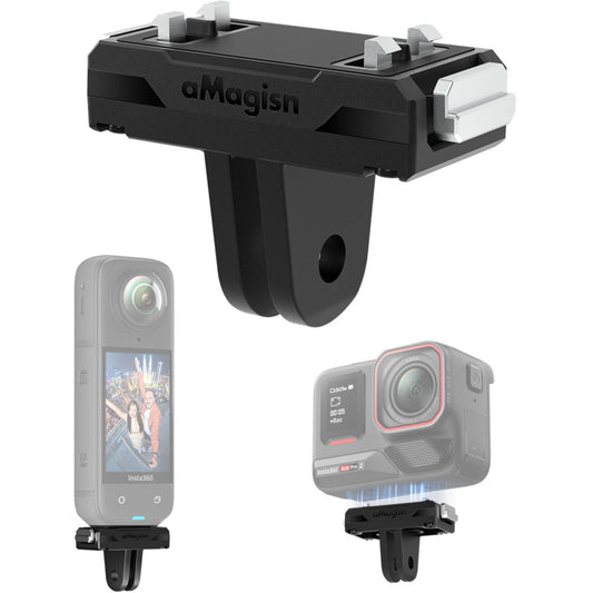 Ferbao Magnetic Mount for Insta360 X5/ Ace Pro 2/Ace Pro,Quick Release Adapter for Insta360 X5