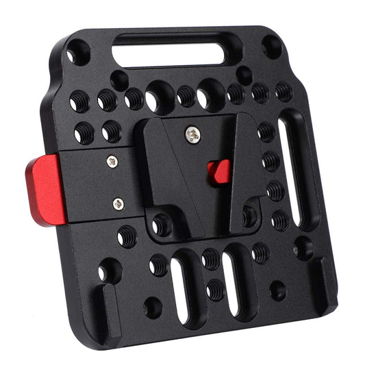 V Lock Assembly Kit, V Mount Battery Plate Adapter V Lock Plate Assembly Kit Quick Release External Battery Plate Camera Accessory