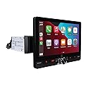 Dual Electronics DCPA81W 8-inch Certified Apple CarPlay Android Auto Wired or Wireless | Single DIN and Double DIN Touchscreen Car Stereo | Bluetooth