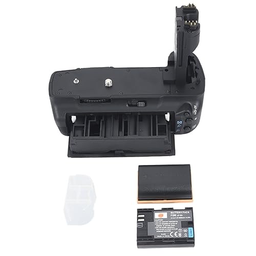 DSTE Replacement for Pro BG-E6 BGE6 Vertical Battery Grip + 2X LP-E6 LP-E6N Compatible Canon EOS 5D Mark II 5D2 SLR Digital Camera