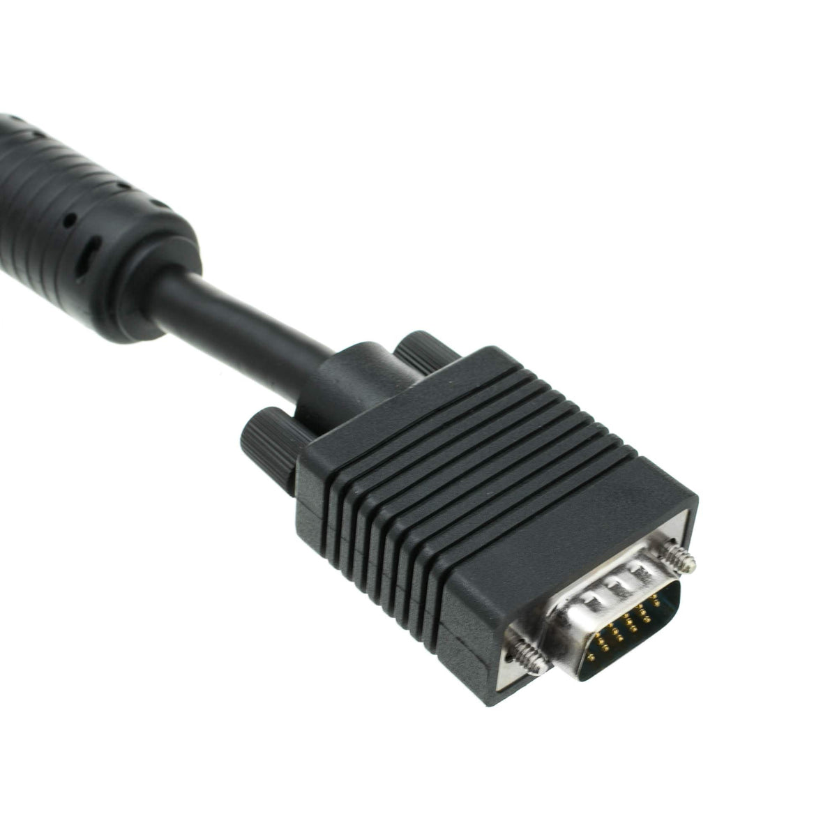 CableWholesale VGA Extension Cable SVGA Male to Female HD15 Male to HD15 Female Double Shielded Monitor Video Coaxial Cable with Ferrite core for PC