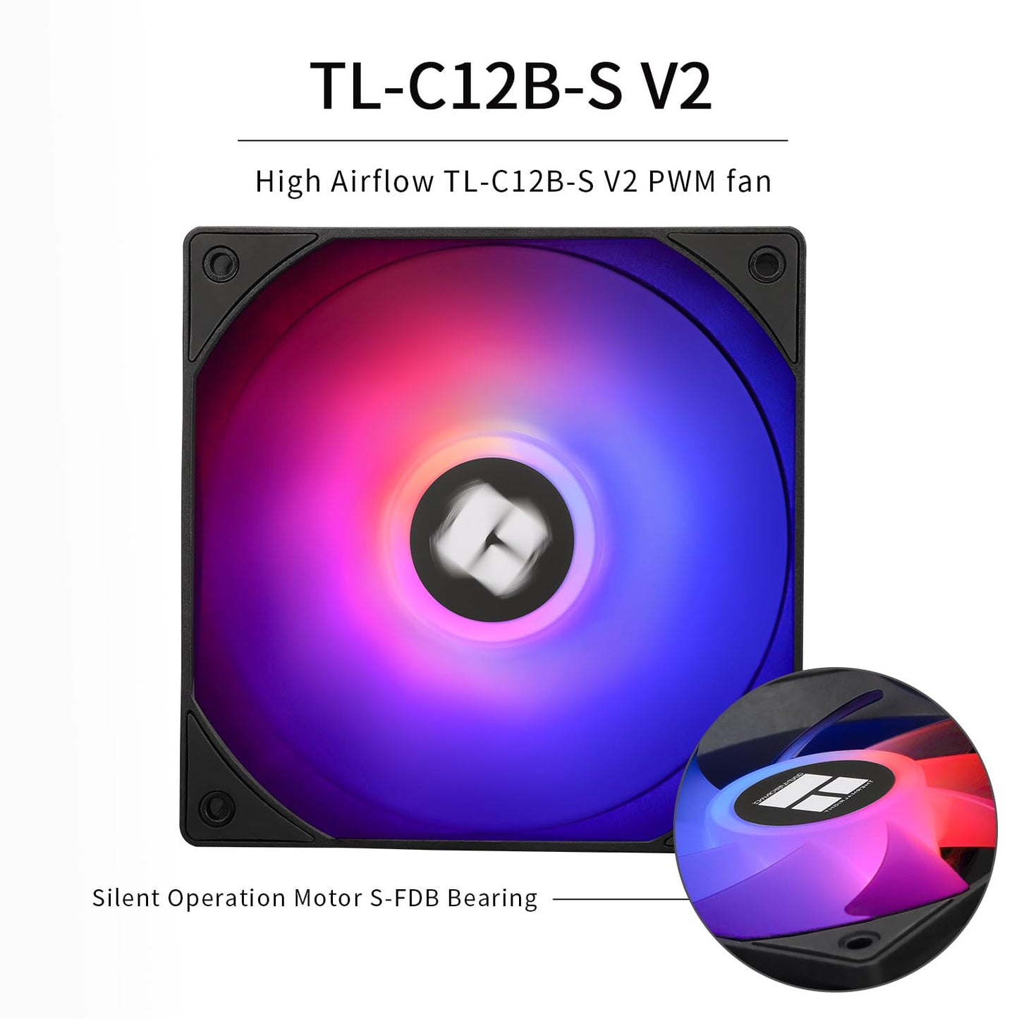 Thermalrlght Aqua Elite 120 V3 Liquid CPU Cooler, AIO Pump Head Speed up to 3300RPM, TL-C12B-S V2 PWM Fans,for AMD/AM4/AM5, Intel