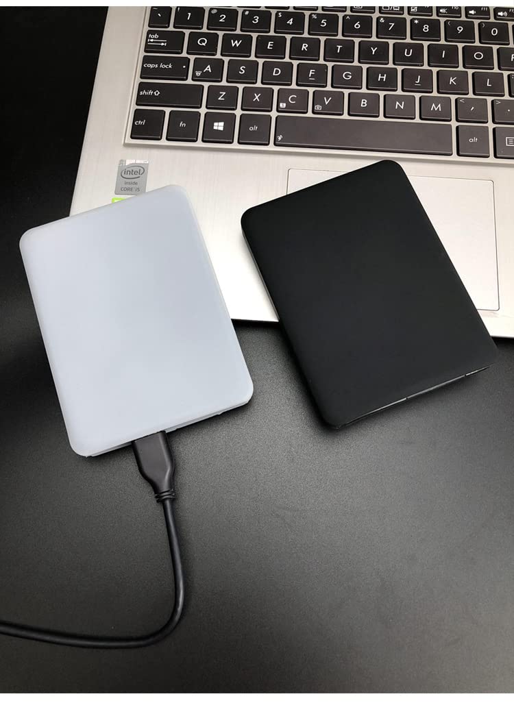 Ferbao Silicone Case Compatible with WD Elements/SE Hard Drive 500G/1T/2T Accessories Soft Silicone Cover Protective Sleeve (Black)