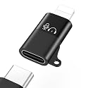 MoKo for DJI Mic Mini USB C to Lighting Phone Adapter - Lightning to USB-C Audio Adapter for iPhone 14/13/12/11/Apple EarPods/Wireless Mic