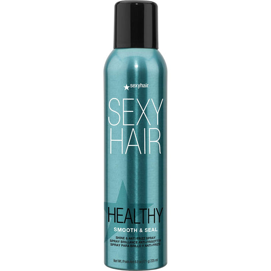 SexyHair Healthy Smooth and Seal Shine and Anti-Frizz Spray, 6 Oz | Smooths Cuticle | Adds Shine and Reduces Frizz | All Hair Types