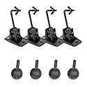 VideoSecu 4 Packs Satellite Surround Sound Wall Ceiling Speaker Mount Home Theater Brackets BJT
