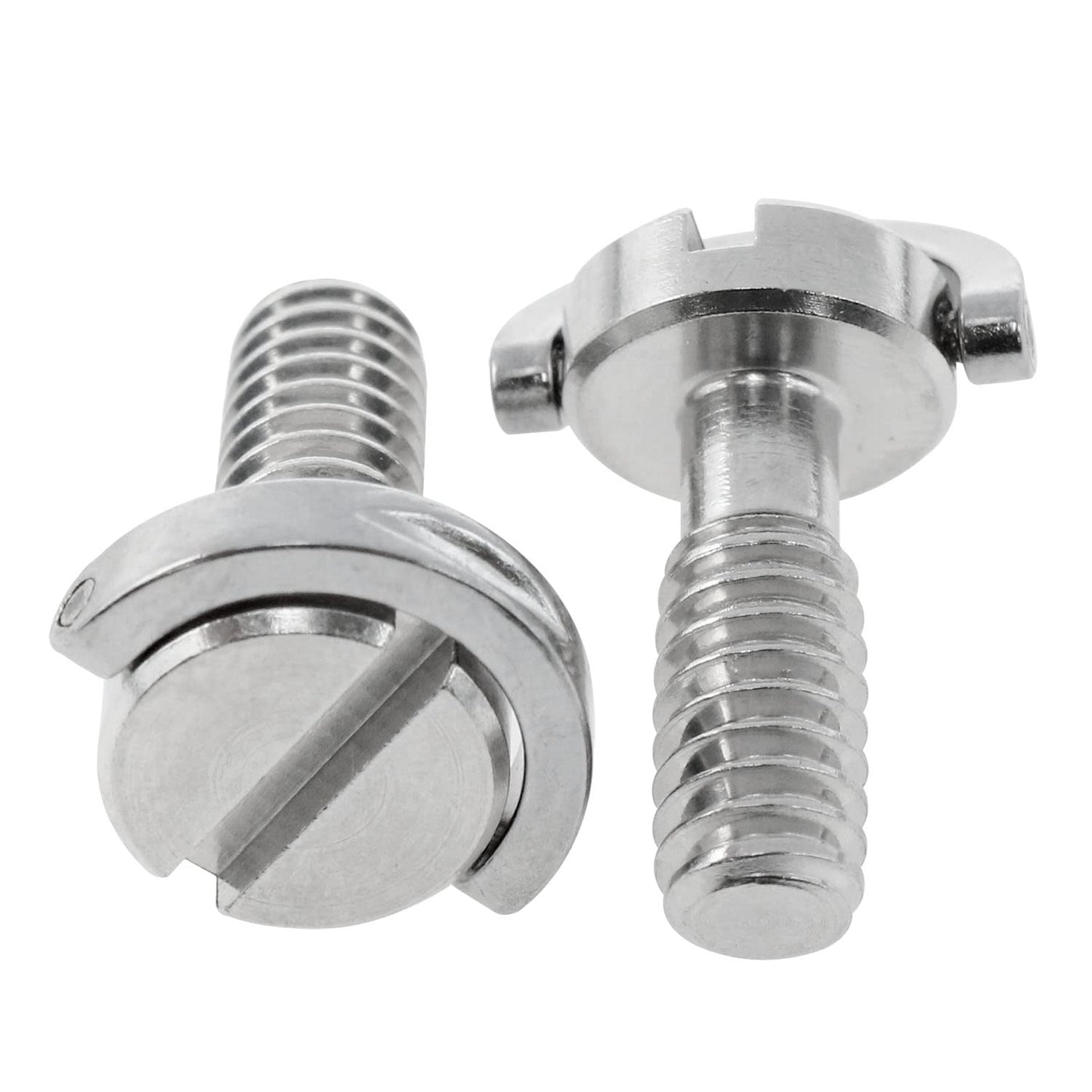 Lovelysp 1/4-20 Thread D-Ring Stainless Steel Camera Fixing Screws Suitable for Adapter Screws of Camera Tripod Monopod QR Quick Release Plate-4PCS