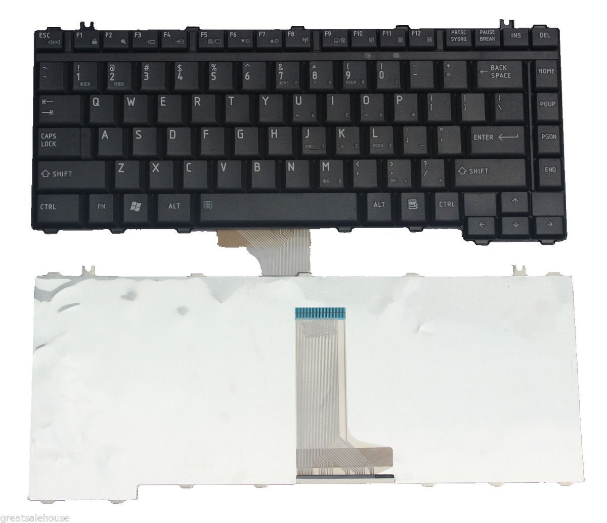 wangpeng® New Black US Laptop Keyboard for Toshiba Satellite L515-SP3014M L515-SP4011L L515-S4962 L515-SP3013L Keyboard