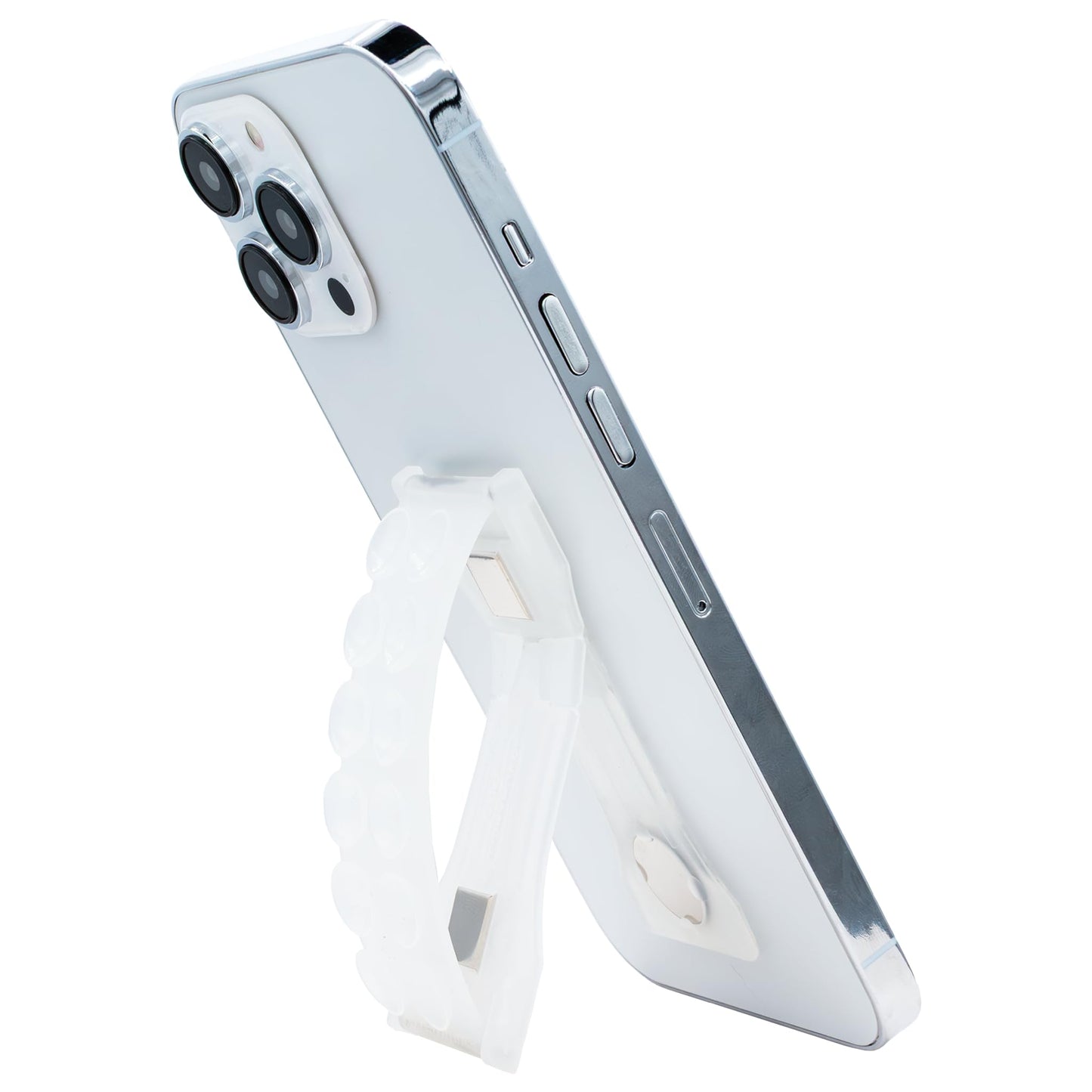LOVEHANDLE PRO Premium Phone Grip - Suction Strap - Strong Grip Holder - Hands Free - Magnetic Phone Mount and Kickstand for Smartphone and Tablet