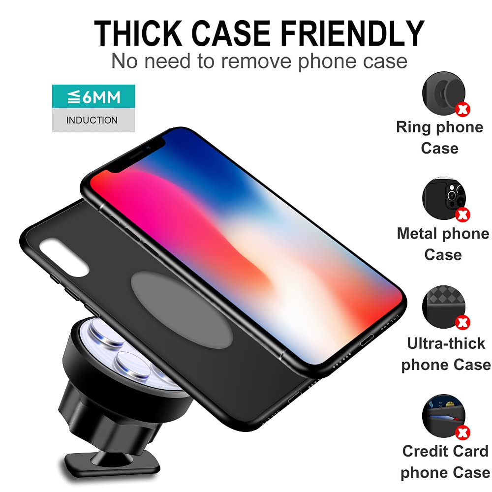 Zchan Car Phone Holder fit for Honda CRV,Air Vent Phone Mount fit for CR-V Hybrid 2017-2022,Custom fit Magnetic Phone Holder Compatible for All Phones