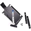 Deal4GO SATA Hard Drive Cable 450.0ED0C.0011 w/HDD Caddy Bracket Replacement for H P Envy X360 14-CD 15-CN 15-CD 15-BR 15-CR 14-BA 14-CE