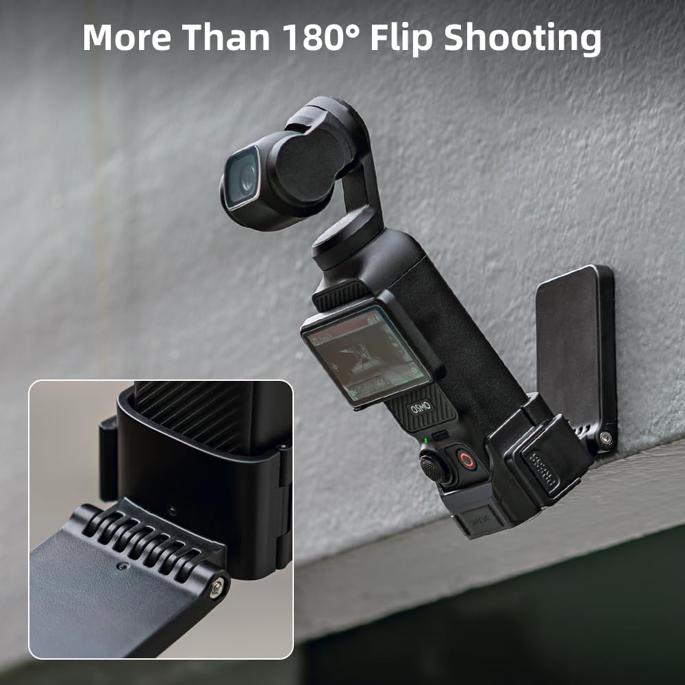 SUREWO Magnetic Mount Stand for DJI Osmo Pocket 3,Upgraded Pocket 3 Magnetic Camera Stand Expansion Adapter Mount Bracket Compatible with DJI Osmo