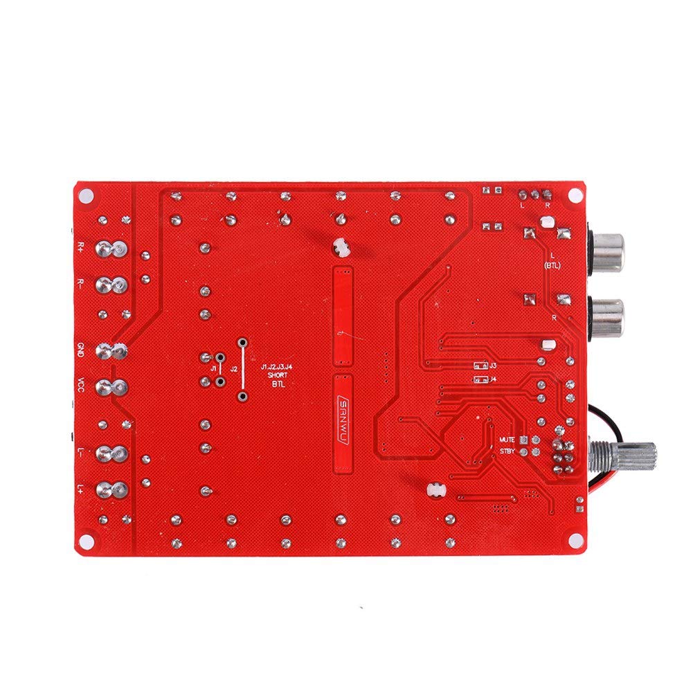 Zerone Audio Amplifier Board Digital, TDA7498E 160W + 160W High Power Channel Stereo Amplifier Module Supports BTL Mode, 4.25 x 3.1in