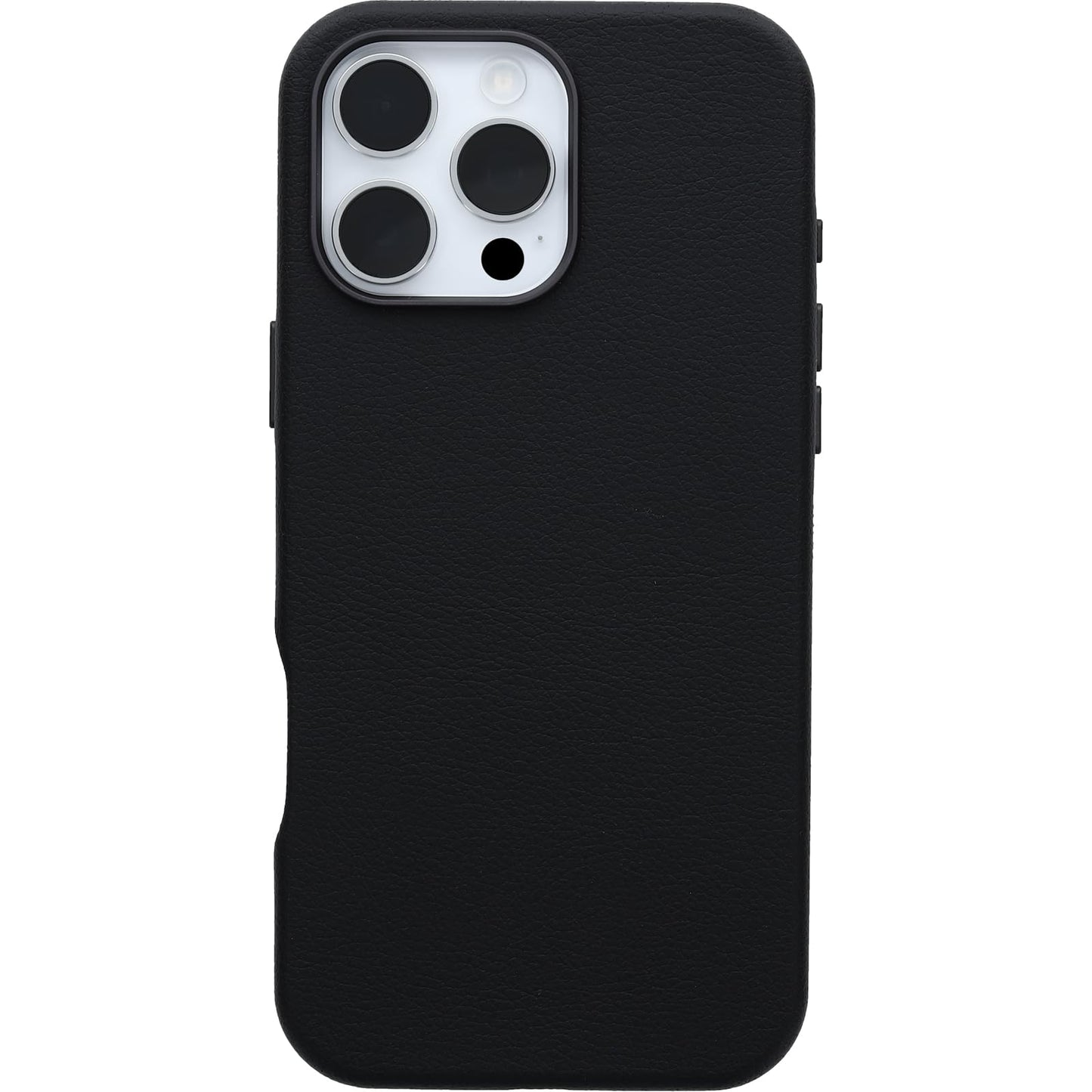 OtterBox iPhone 16 Pro Max Symmetry Series Cactus Leather for MagSafe - Noir Ash Black - Ultra-Thin, Sleek iPhone Case, Premium iPhone Case, MagSafe
