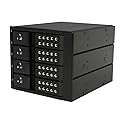 iStarUSA Group 3x5.25 to 4x3.5 SAS Cage Black Trayless (BPN-DE340SS-BLACK)