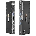 USB C KVM Switch 2 Monitors 2 Computers USB C Dual Monitor KVM Switch for Laptop & Desktop, USB 3.0 MST Dual HDMI 4K@60Hz, PD 87W for Laptop