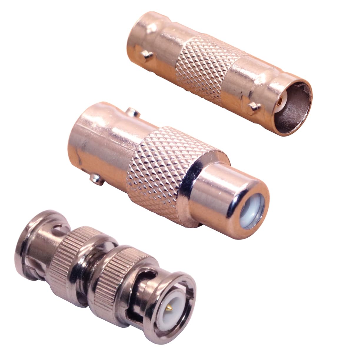 ZJKJHJY RF Coaxial Connector Kit, 9-Pack BNC Male/Female Adapters, RCA Plugs, Assorted Coax Connectors