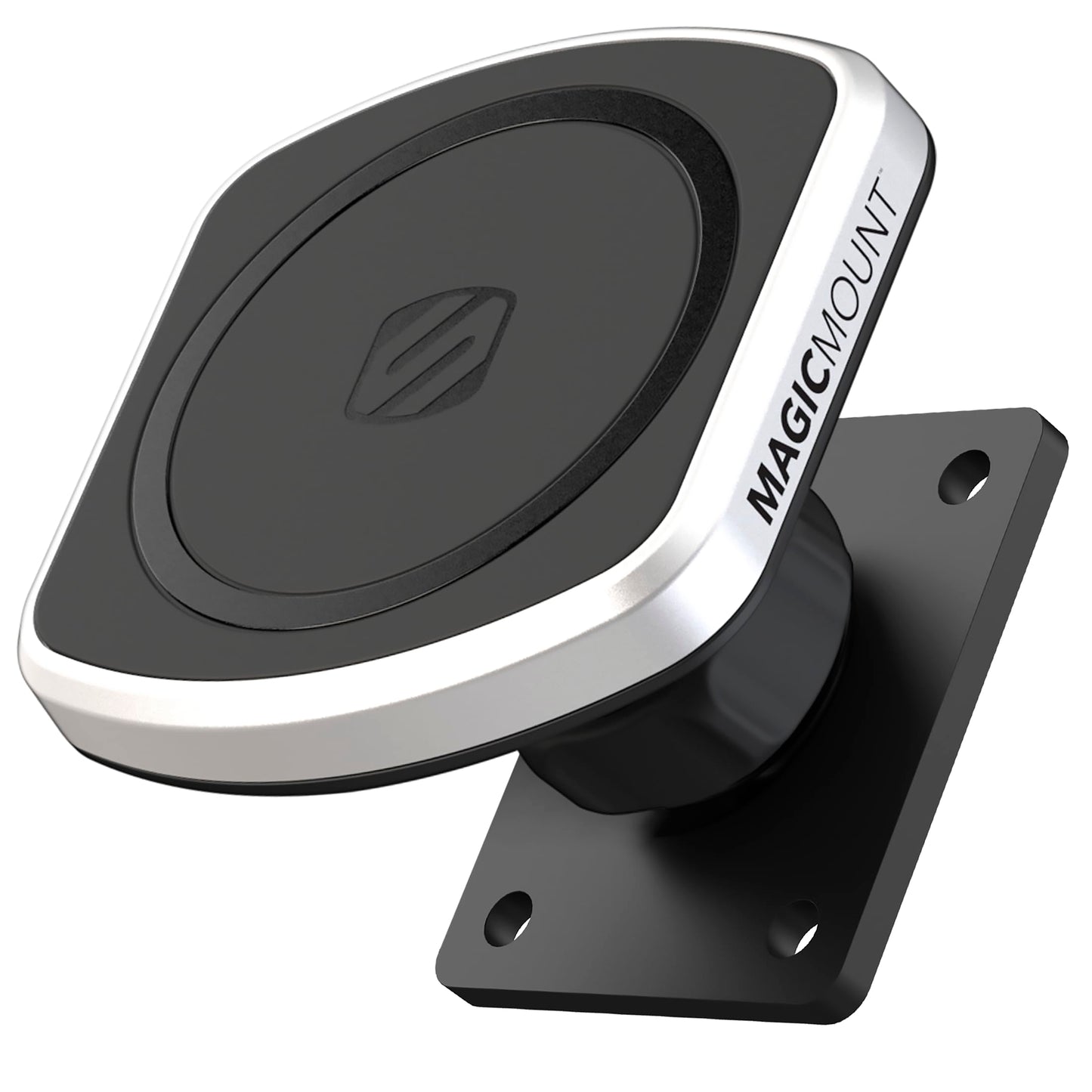 Scosche MagicMount Pro2 Magnetic Car Cell Phone Holder with AMPS Mounting Plate for Scosche/ProClip Vehicle Specific Mount Bases, Phone Stand