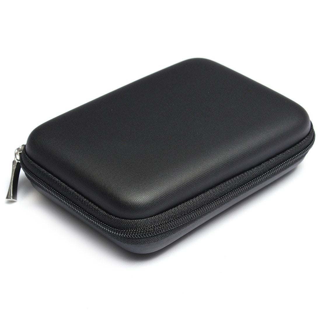 CableVantage 2.5" External Hard Drive Disk Case Portable Power Bank External Battery Bag Hand Carry Zipper Travel Earphone Charege Cable HDD Pouch