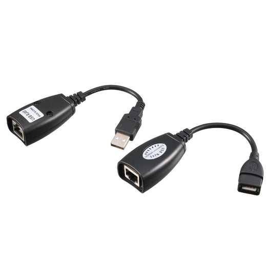 uxcell USB 2.0 Male to Female Ethernet RJ45 External Network Cord LAN Adapter