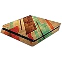 MightySkins Skin Compatible with Sony PS4 Slim Console - Abstract Wood | Protective, Durable, and Unique Vinyl Decal wrap Cover | Easy to Apply