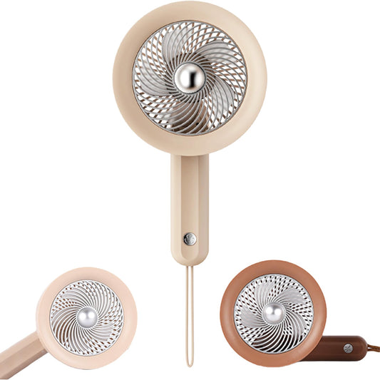 Ericfavre Portable Fan For Travel, 3 IN 1 USB Rechargeable Handheld Mini Fan For Women, Personal Portable Small Fans Foldable Cute Design 6 Speed Wind