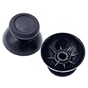 Deal4GO 2-Pack Thumbsticks Concave Rubber Analog Z-Sticks Replacement for PS5 & PS4 Controller Grips Sticks (Black)