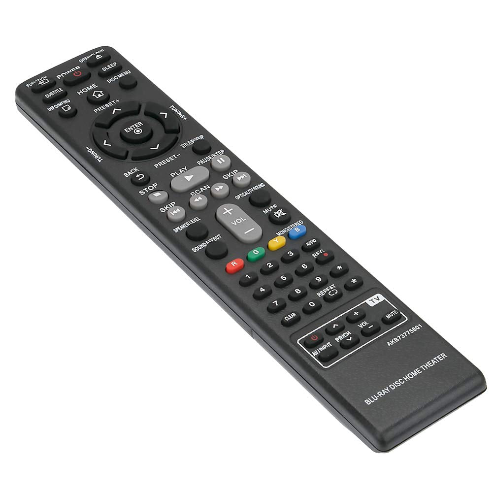 AKB73775801 Replacement Remote Applicable for LG Blu-ray Home Theater BH5140 BH5140S S54S1-S S54T1-W BH5440P S54T1-S S54T1-C BH5540T BH5140SF0 LHB655