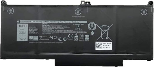 Hubei MXV9V 5VC2M 05VC2M 829MX 0829MX Laptop Battery Replacement for Dell Latitude 5300 5310 7300 7400 E5300 E5310 E7300 E7400 Series(7.6V 60Wh