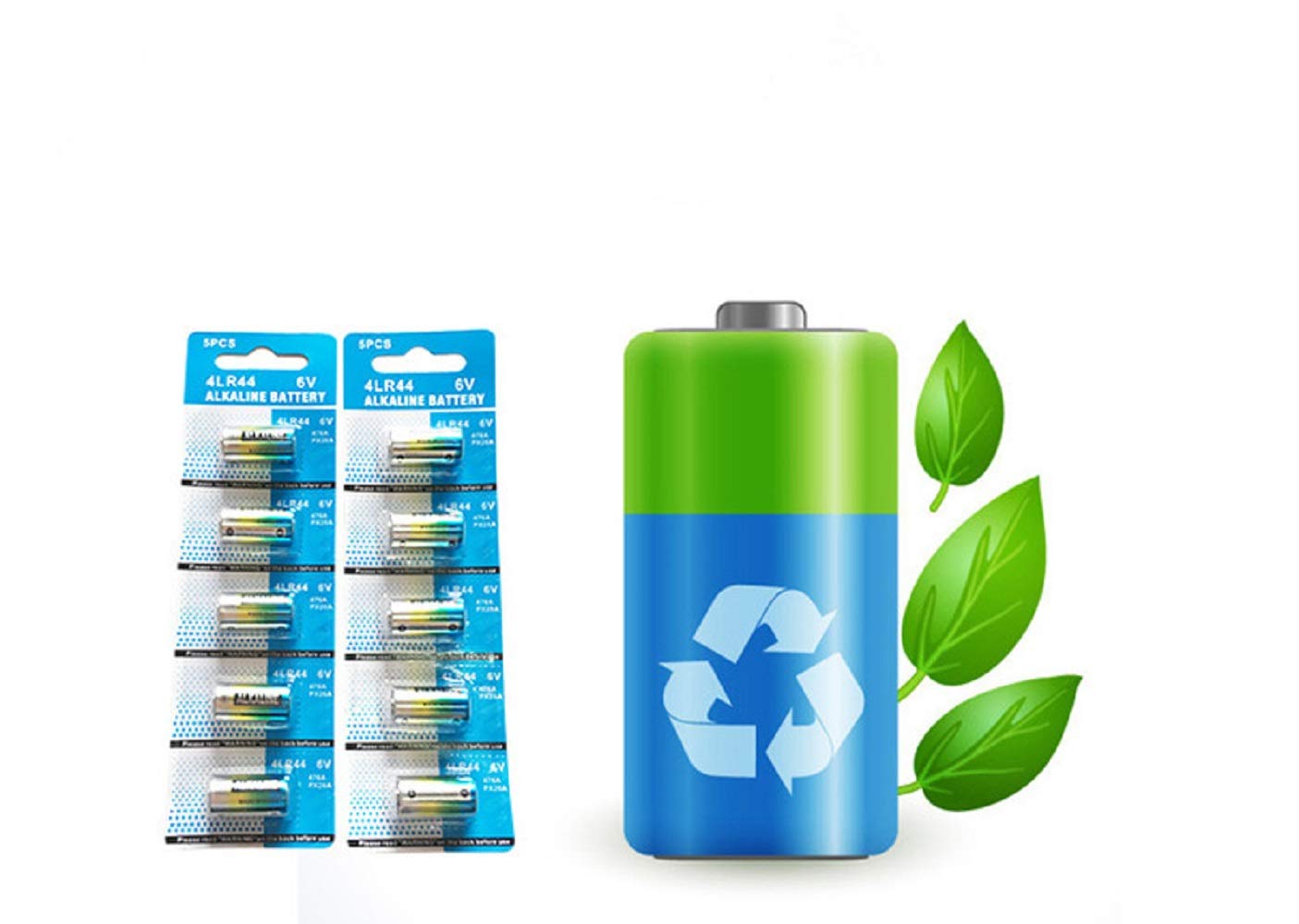 Cotchear 10 pk 4LR44 / 476A / PX28A / A544 / K28A / L1325 Battery 6V Alkaline BatteriesHigh Capacity for Dog Collars