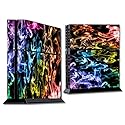 Skin Decal Vinyl Wrap for PS4 Sony Playstation 4 Console (Skins only) - Colorful Smoke Blowing