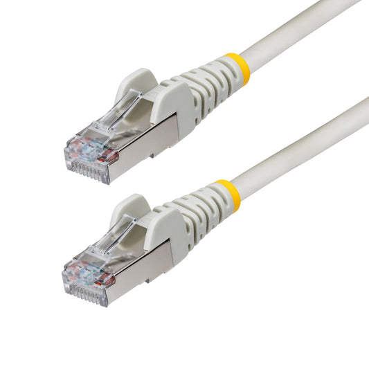 StarTech 75ft Cat6a Snagless Ethernet Cable, S/FTP, 100W PoE++, LSZH, Grey