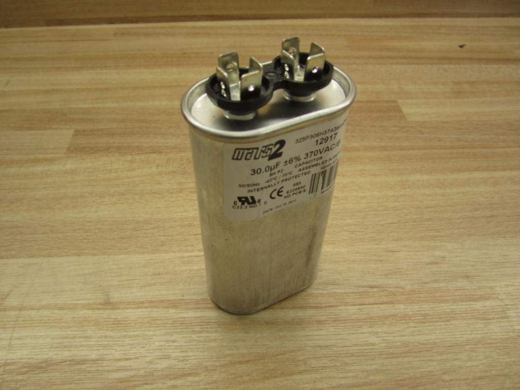 Jard 12917 30MFD X 370V OVAL Motor Run Capacitor