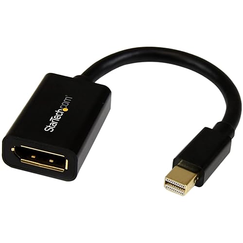 StarTech.com Mini DisplayPort to DisplayPort Adapter - 4K x 2K UHD Video - Mini DP to DP Converter - Mini DisplayPort to DisplayPort 1.2 Adapter - mDP