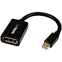StarTech.com Mini DisplayPort to DisplayPort Adapter - 4K x 2K UHD Video - Mini DP to DP Converter - Mini DisplayPort to DisplayPort 1.2 Adapter - mDP
