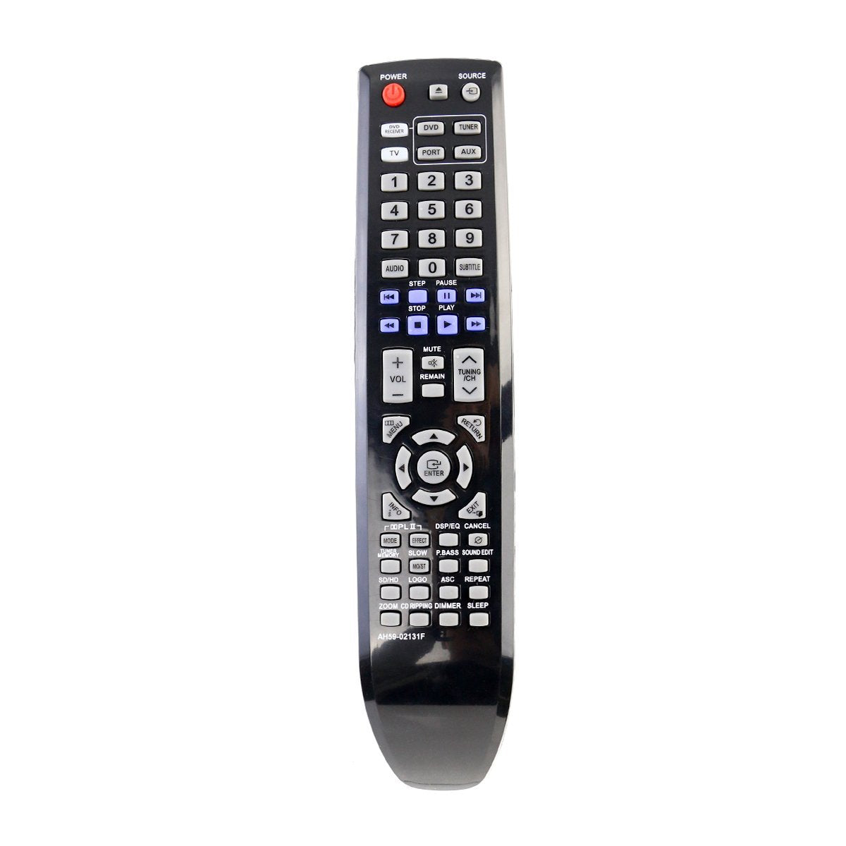 Replace AH59-02131F Remote fit for Samsung Home Theater Systems HTTZ322 HTTZ322T HTTZ322T / XAA HTTZ322T / XAC HTTZ325 HTTZ325T / XAC HTTZ425 HTTZ425T