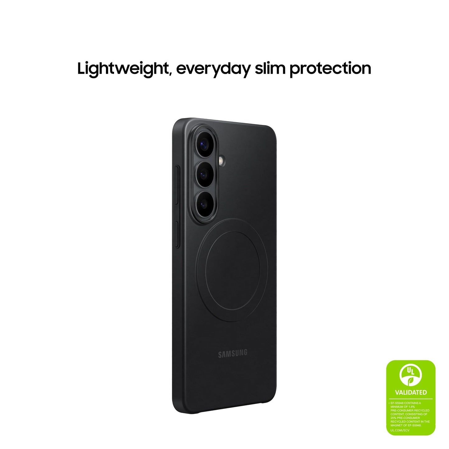 Samsung Galaxy S26+ Slim Magnet Phone Case, Super-Slim, Lightweight Protection, Minimalist Design, Comfortable, Gray