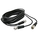 RoadPro RP-18CCP Black 18-Foot CB Antenna Co-Phase Coax Cable with PL-259 Connectors for Use with Dual CB Antenna SO-239 Stud Mounts