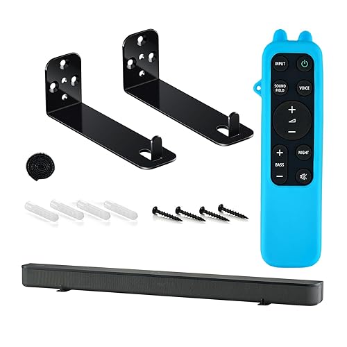 STORAGBT Soundbar Wall Mount for Sony S400 Surround Soundbar, Including a Glow in The Dark Remote Control Cover