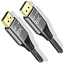 Angusplay 8K DisplayPort Cable 1.4 15ft / 5m, Ultra HD 4K 144Hz, 8K 60Hz, HBR3(7680x4320 Resolution) DP to DP, High Speed 32.4Gbps, Nylon Braided Long