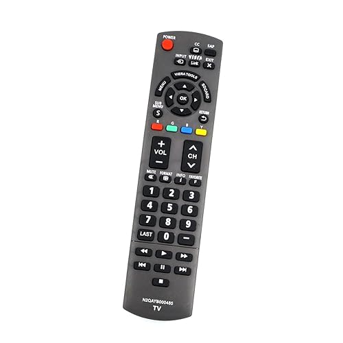 ZdalaMit N2QAYB000485 Replace Remote fit for PANASONIC TV TC-32LX24 TC-42LD24 TC-42LS24 TC-42PX24 TC-50PS24 TC-50PX24 TC-58PS24 TC-65PS24 TC-L22X2