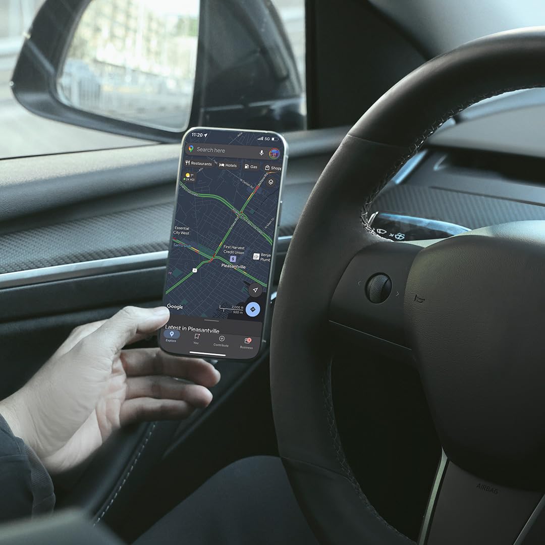 VION Tesla Model 3 Premium Alloy Phone Mount (2026-2024 Model 3-Highland)