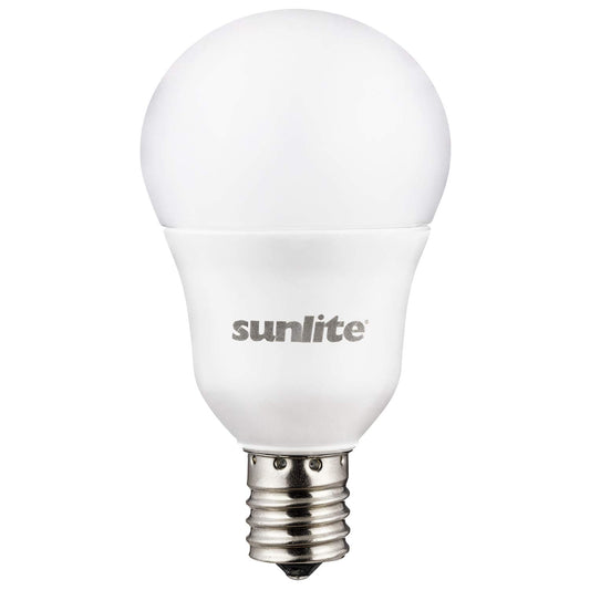 Sunlite 80334-SU LED A15 Light Bulb, 6 Watts (40W Equivalent), Intermediate Base (E17), 480 Lumens, Dimmable, Frosted Finish, ETL Listed, 1 Count