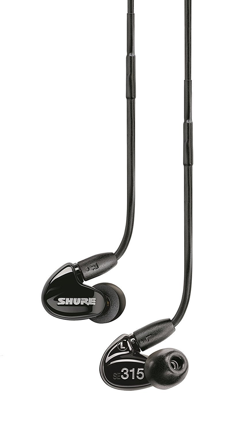 Shure SE315-K Sound Isolating Earphones with Single High Definition MicroDriver and Tuned BassPort