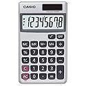 CASIO SL300VE/SL300SV Wallet Solar Calculator with 8-Digit Display